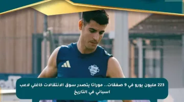 223 مليون يورو في 9 صفقات.. موراتا يتصدر سوق الانتقالات كأغلى لاعب إسباني في التاريخ
